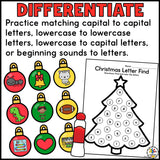 Christmas Find the Letter Activity
