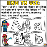 Community Helpers Alphabet Activities Bundle
