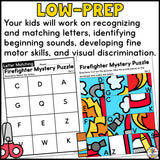 Community Helpers Alphabet Activities Bundle