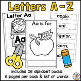 Cut and Paste Alphabet Books