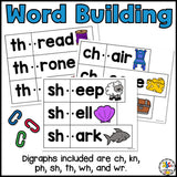 Consonant Digraphs Word Building Activity