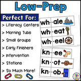 Consonant Digraphs Word Building Activity