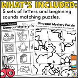 Dinosaur Cut & Paste Worksheets