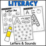 Dot Marker Worksheets Bundle