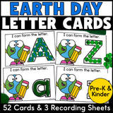 Earth Day Letter Tracing Cards