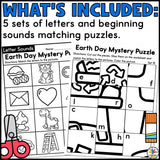 Earth Day Cut and Paste Worksheets
