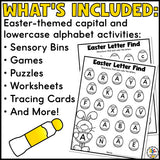 Easter Alphabet Activities Bundle