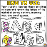 Easter Alphabet Activities Bundle