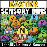 Easter Alphabet Sensory Bins
