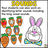 Feed the Bunny Letter Recognition Activity