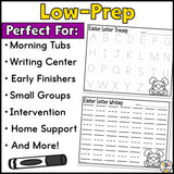Easter Letter Tracing Cards