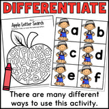 Fall Letter Search Activity