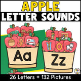Apple Beginning Sounds Sorting Activity