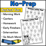 Find the Letter Worksheets Bundle (Holidays & Seasons)