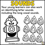 Feed a Fire Hydrant Letter Recognition Activity