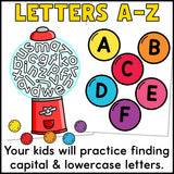 Gumball Letter Search Activity