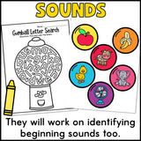 Gumball Letter Search Activity