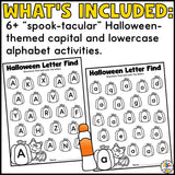 Halloween Alphabet Activities