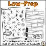 Halloween Letter Identification & Sounds Activities