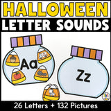 Halloween Beginning Sounds Sorting Activity