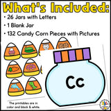 Halloween Beginning Sounds Sorting Activity