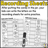 Halloween Beginning Sounds Sorting Activity
