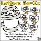 Feed the Mummy Letter Recognition Activity