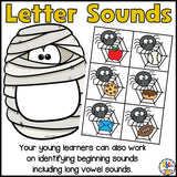 Feed the Mummy Letter Recognition Activity