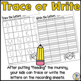 Feed the Mummy Letter Recognition Activity
