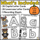 Halloween Letter Tracing Cards