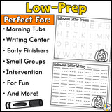 Halloween Letter Tracing Cards