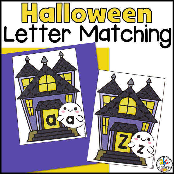Halloween Letter Matching Activity