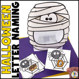 Feed the Mummy Letter Recognition Activity