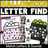 Halloween Letter Find Activity