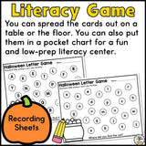 Halloween Letter Game