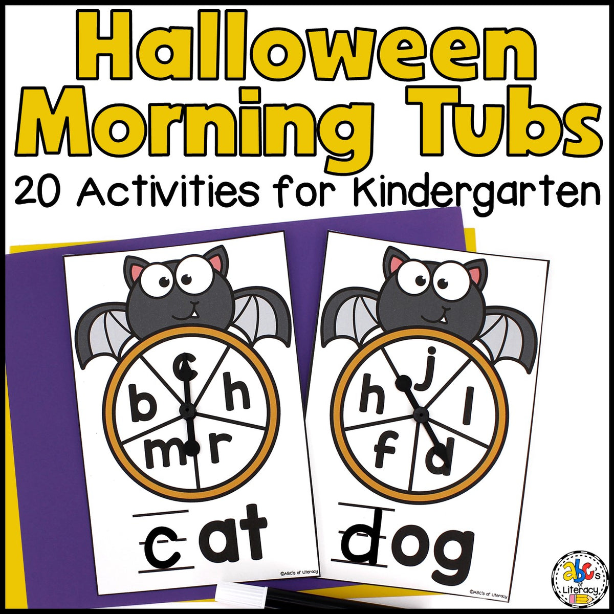 Halloween Morning Tubs for Kindergarten – ABC's of Literacy