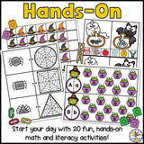 Halloween Morning Tubs for Preschool