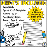 Halloween Spider Writing Craft