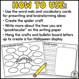 Halloween Spider Writing Craft