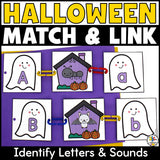 Halloween Letters and Sounds Linking Activity