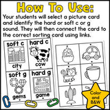 Hard & Soft C & G Word Sort & Link Activity