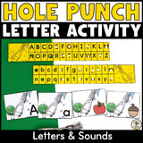 Hole Punch Letters & Sounds Activity
