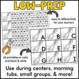 Hole Punch Letters & Sounds Activity
