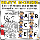 Letter Search Activities Bundle (Holidays & Seasons)
