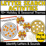Letter Search Activities Bundle (Holidays & Seasons)