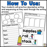 How to Build a Snowman Writing Craft