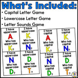 I Have, Who Has Alphabet Games