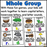 I Have, Who Has Alphabet Games