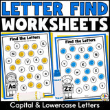 Letter Find Worksheets