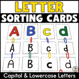 Sort & Link Uppercase & Lowercase Letters Activity